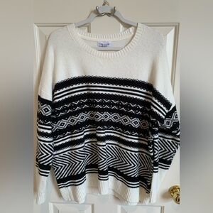 Calvin Klein fair-isle style sweater.
Size XL. Worn once, EUC.